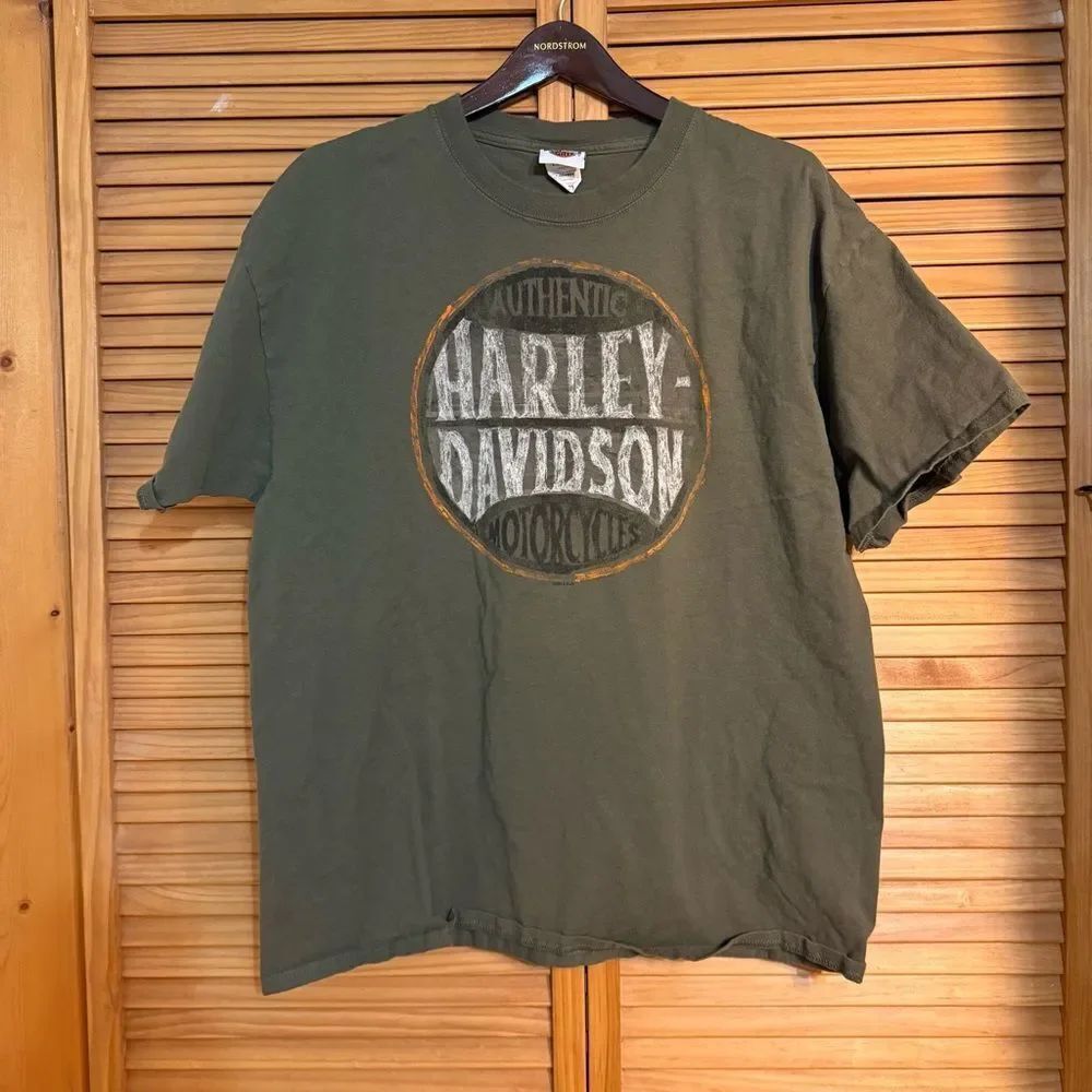 Harley-Davidson Green T-Shirt for Men size XL